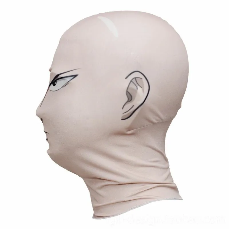 Аниме ONE PUNCH MAN Saitama косплей 3D маска головные уборы смешной юмористический стиль