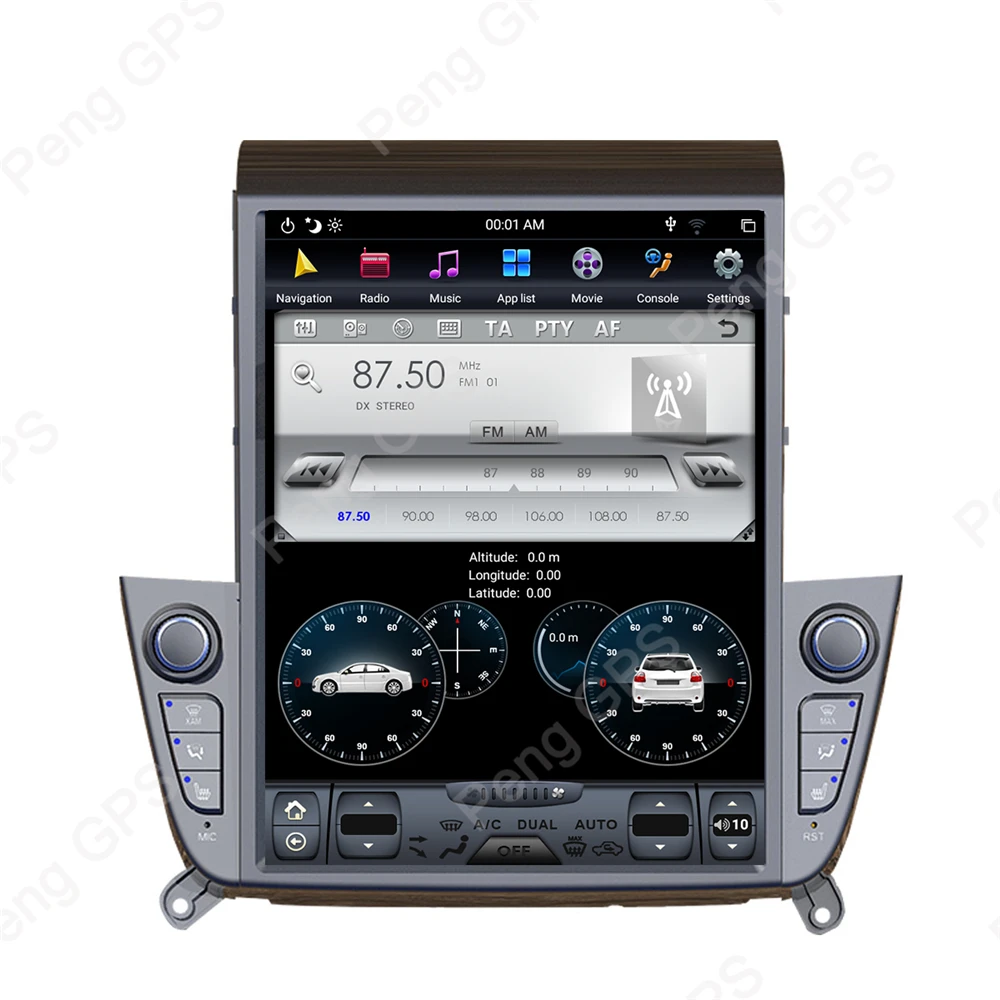 4G+ 64G PX-6 Android 8,1 Тесла вертикальный экран для hyundai IX35+ аудио плеер в тире Carplay 1920*1080 gps навигационный блок