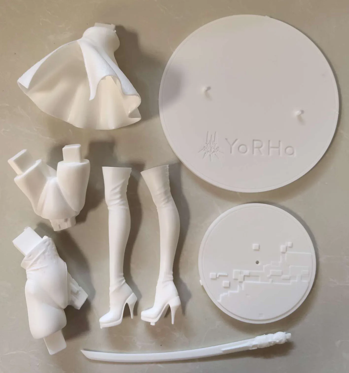 Набор для гаража Неокрашенная модель из смолы KitMechanical era yuerha No.2 B тип 2B версия DX