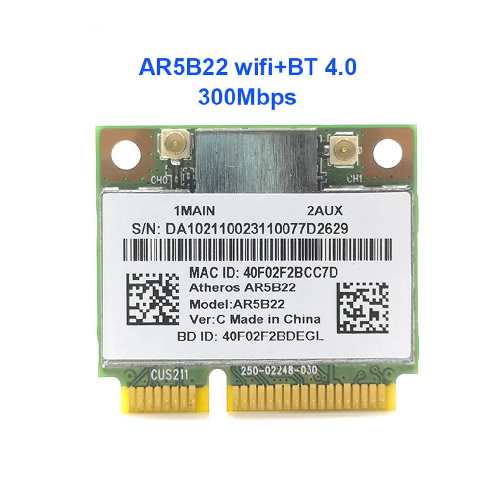 Сетевая карта Bluetooth 4 0 Atheros AR9462 802.11N винты для беспроводной карты|Компьютерные