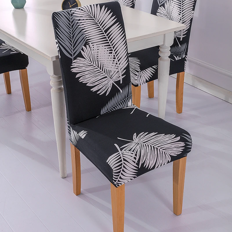 Цветочный принт крышки стула спандекс обеденный чехол для кресла банкета