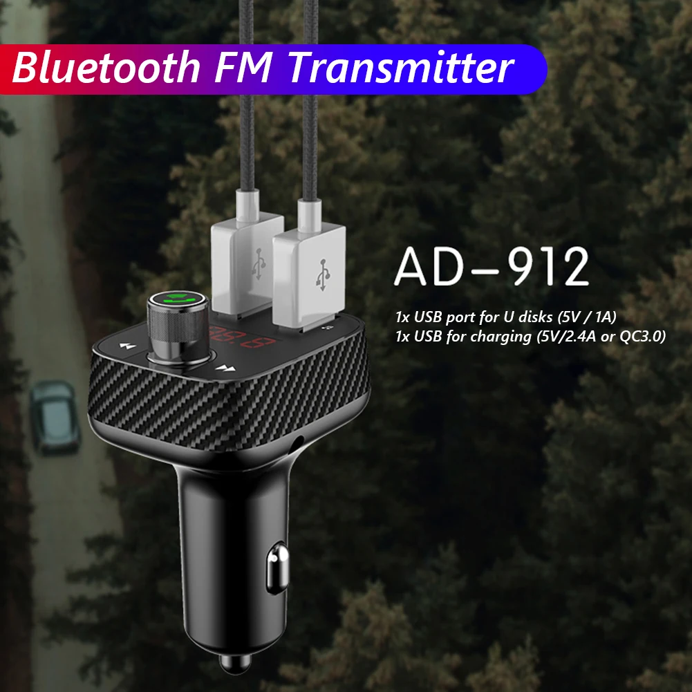 Удобный автомобильный Bluetooth FM передатчик модулятор Handsfree MP3 плеер автомобильное