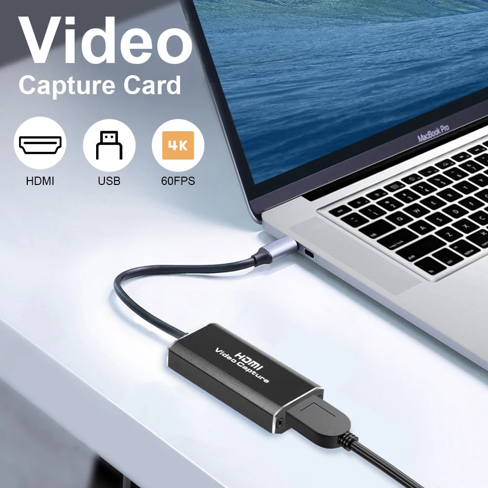 4K видео карта захвата USB 3 0 2 HDMI HD 1080p записи коробка для переключатель Камера