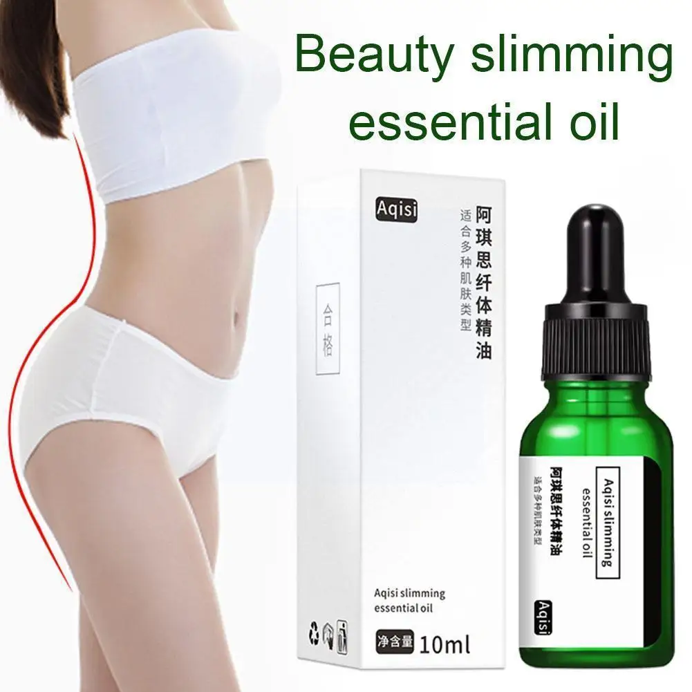 

10ml Slimming Essential Oil Burning Fat Anti Cellulite Body Oil Care Loss Slimming Cream Curve Weight Massage Create Beauty W1E7
