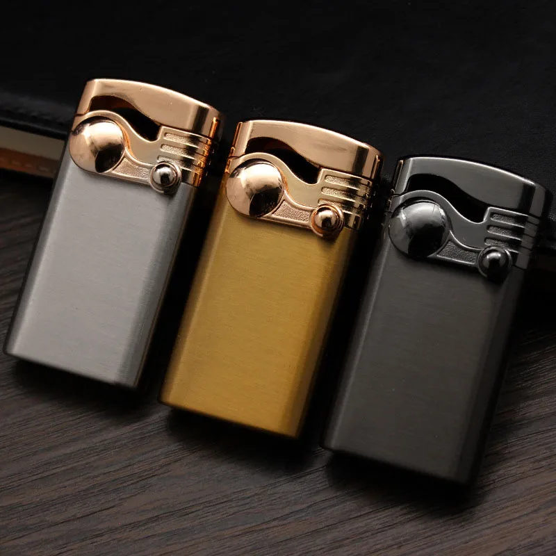 

Metal Lighters Personality Creative Men's Windproof Gas Lighter Small Spray Gun Cigar Butane Lighters smoking Igniter