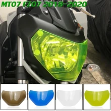 MT07 Headlight Guard Screen Lens Cover Shield Protector For Yamaha MT-07 FZ-07 18 2019 2020 MT FZ 07 FZ07 Motorcycle Accessories