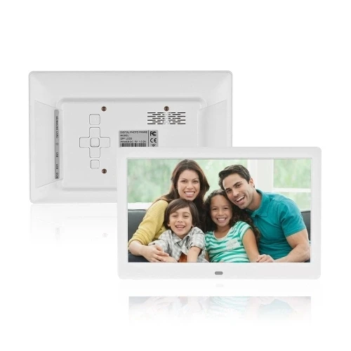 Retail 10 Inch Photo Frame &amp Digital Alarm LED Screen Simple Eletronic Album Support Clock/Calendar/Time Setting/Music/Pho |