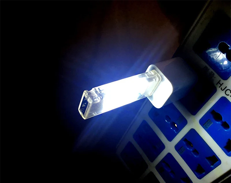 Мини USB СВЕТОДИОДНЫЙ Ночник светильник для кемпинга двусторонний 12 светодиодов