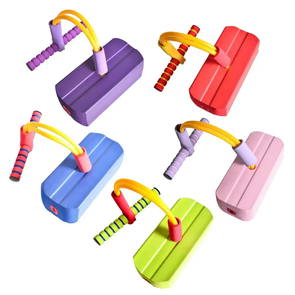 

Kids Children Educational Safe Fun Game Toy Foam Pogo Jumper Exercising Stick Outdoor Sport Training Balance Gift New