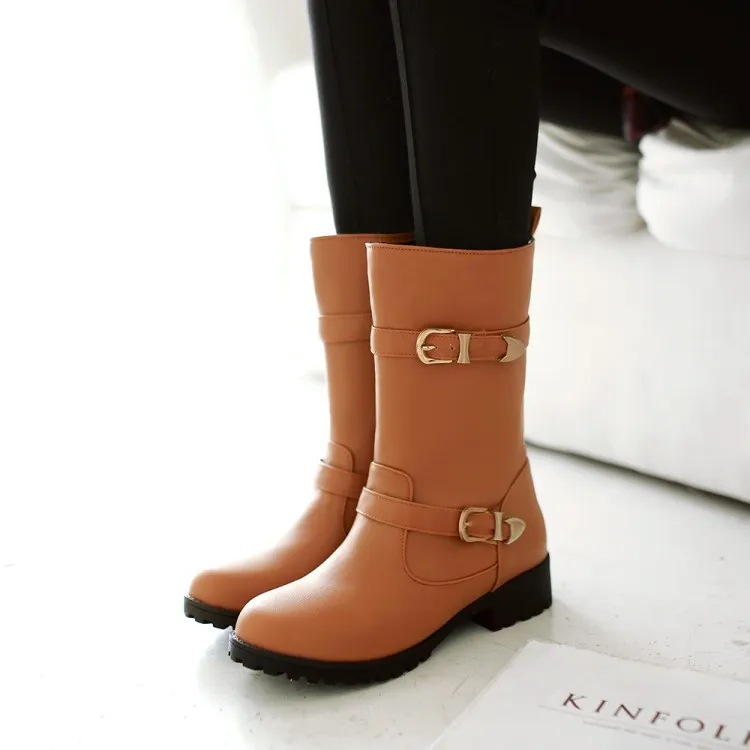 Plus Size Simple boots women woman winter shoes botas | Обувь