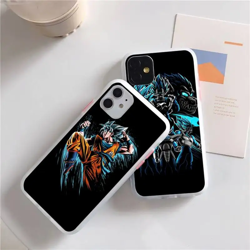 

Dragon DBZ Ball Phone Case For iphone 13 12 11 xr xs x 7 8 pro max Plain Soft TPU Silicone Clear Case Cover