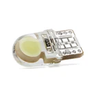 2 шт.лот силиконовая Светодиодная лампа T10 SMD Светодиодная автомобильная лампа супер яркие Внутренние огни номерной знак купольная карта дверная лампа