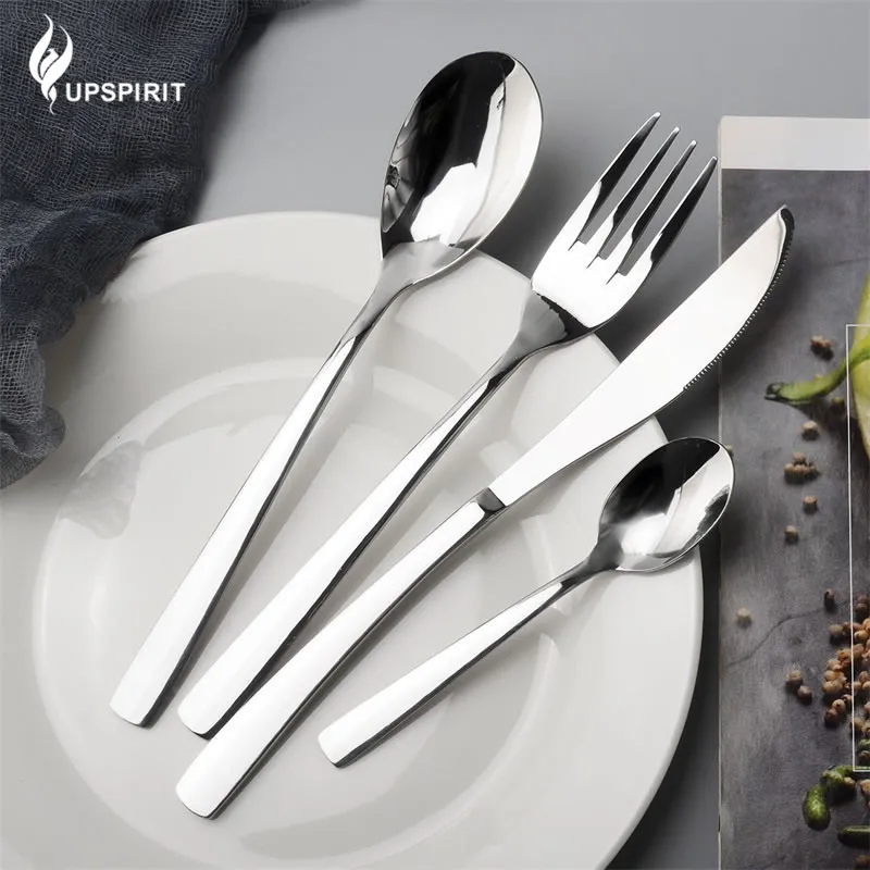 16 шт./компл. набор столовых приборов из нержавеющей стали ложка для мороженого