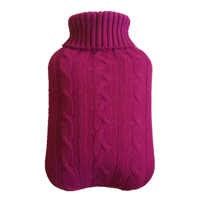 

2000ml Cover Knitted Cold-proof Washable Removable Large Protective Heat Preservation For Hot Water Bottle Safe Without Bottle