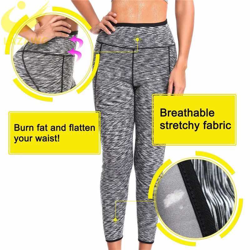 Женские неопреновые тренировочные штаны LAZAWG утягивающие талию трусики для