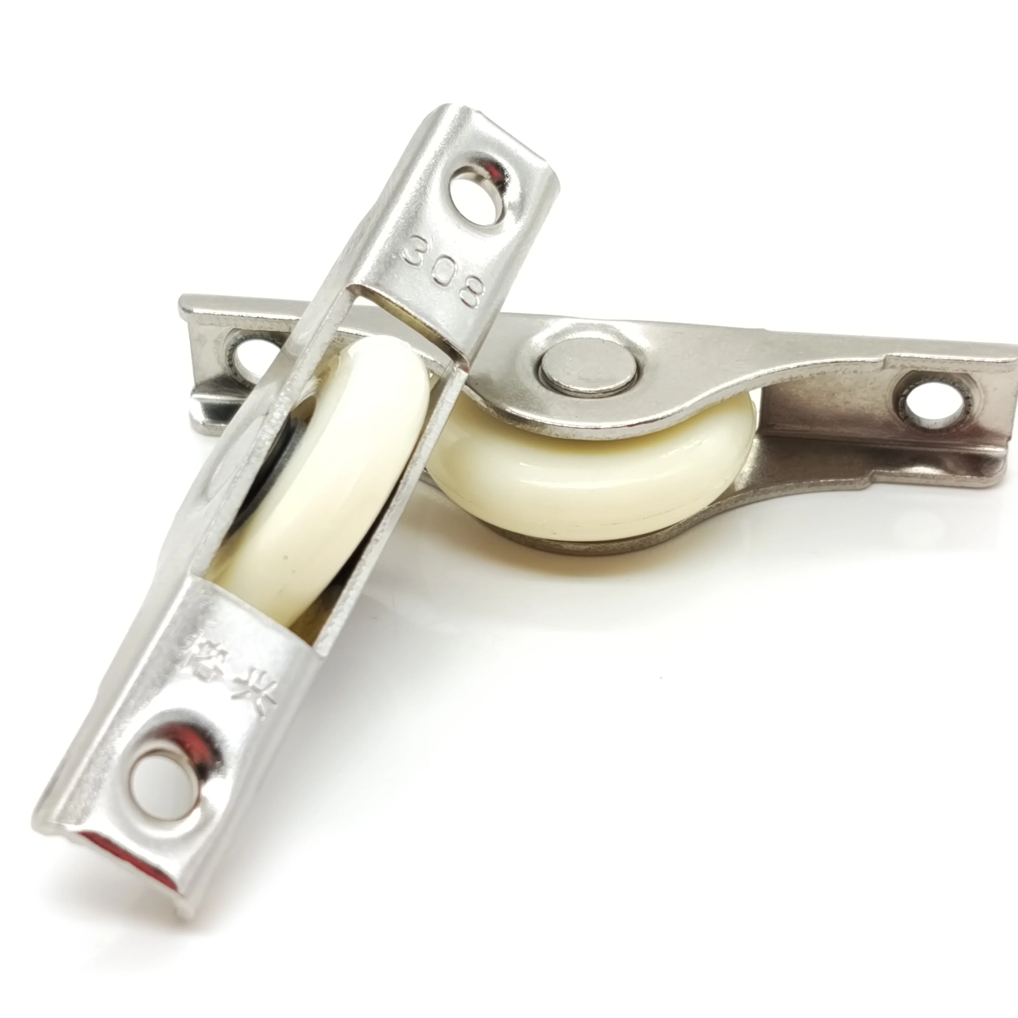 Маленькая нейлоновая одноколесная дорожка для деревянных раздвижных дверей