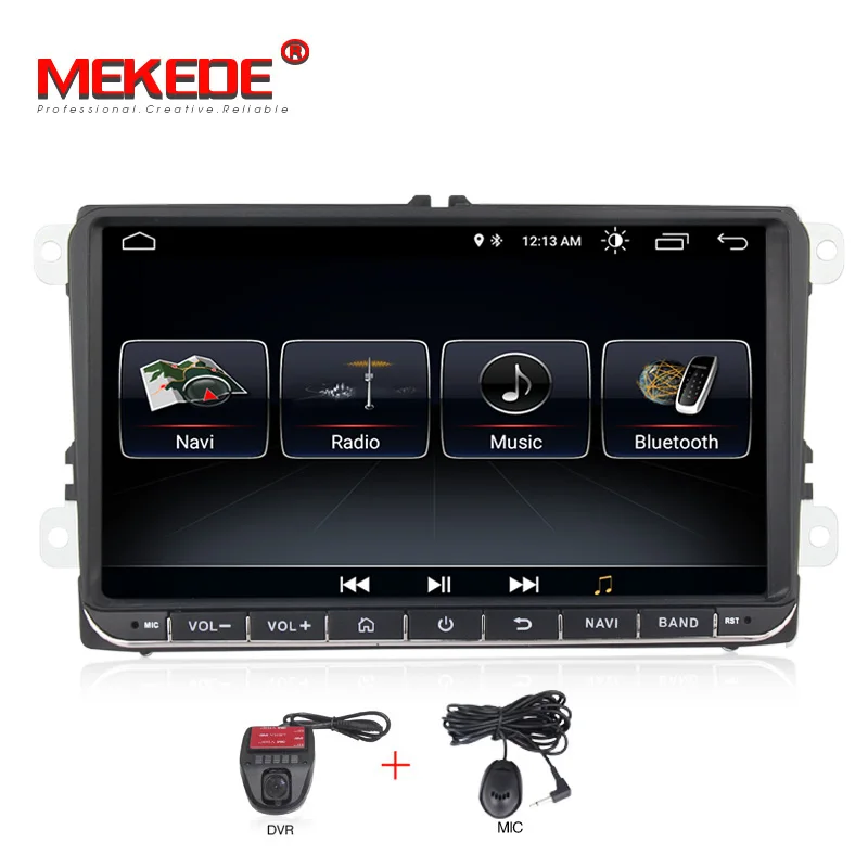 MEKEDE Германия склад 9 дюймов Автомобильный dvd для POLO GOLF MK5 MK6 PASSAT B6 TOURAN TIGUAN с gps навигацией радио SWC BT