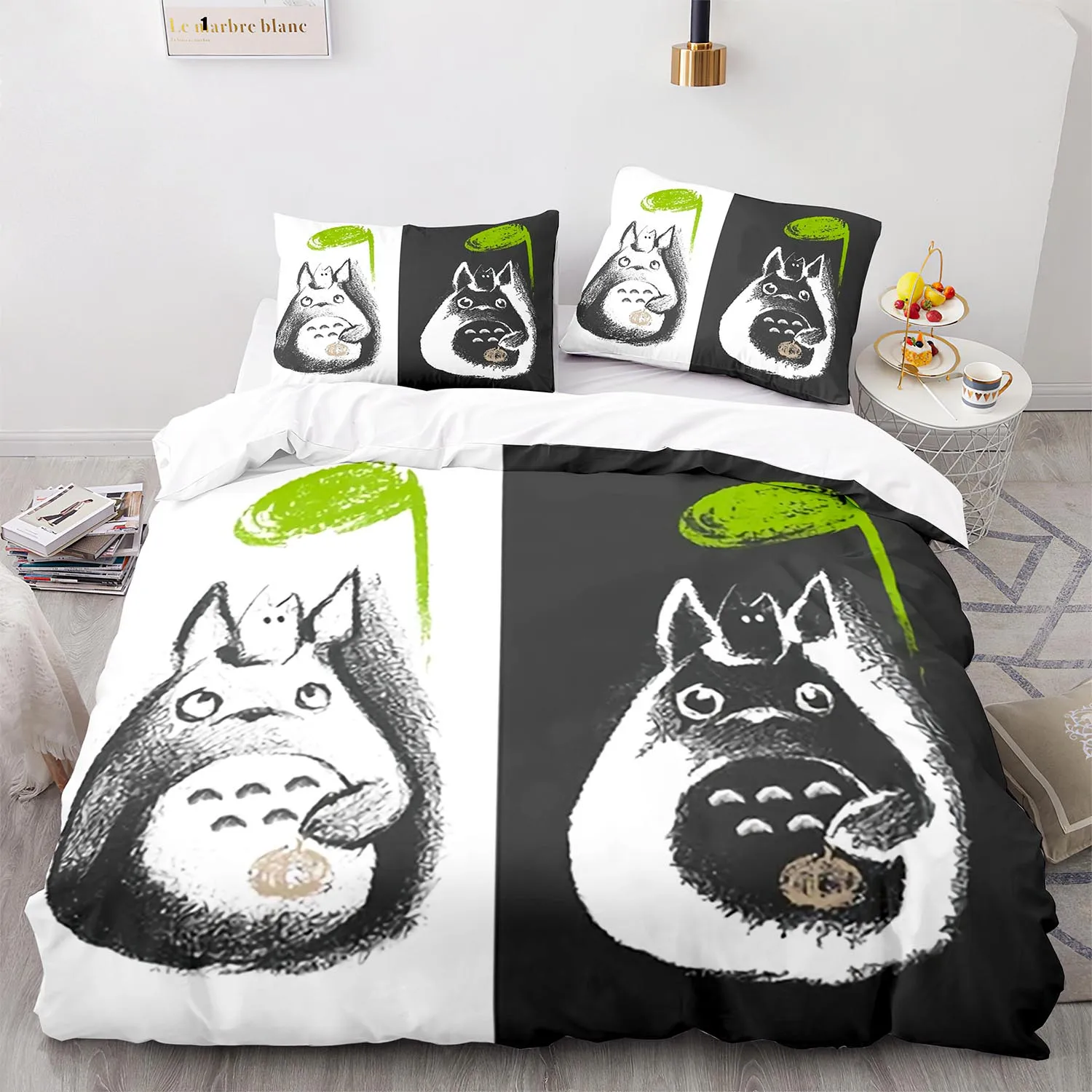 Комплект для кровати Мой сосед односпальный комплект из двух предметов Тоторо