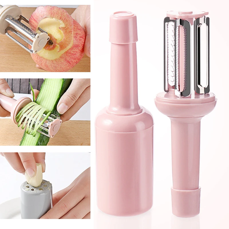 

Multifunctional Vegetable Peeler Garlic Ginger Grater Cutter Vegetables Fruit Slicers Chopper Kitchen Accessories Useful