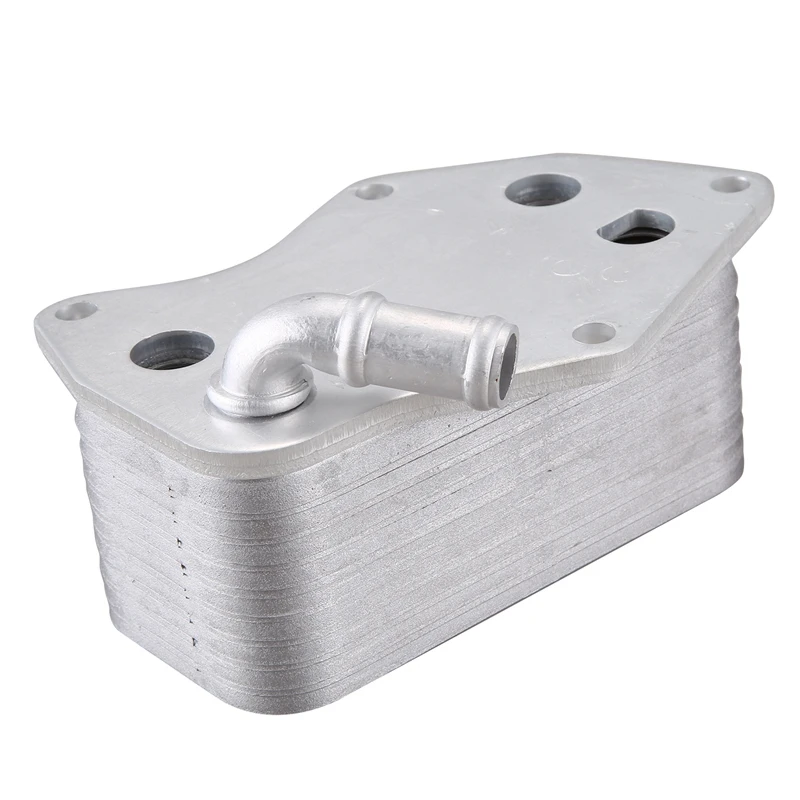 

New Aluminum Engine Oil Cooler 07K117021C 07K117021B Fit For Golf Passat