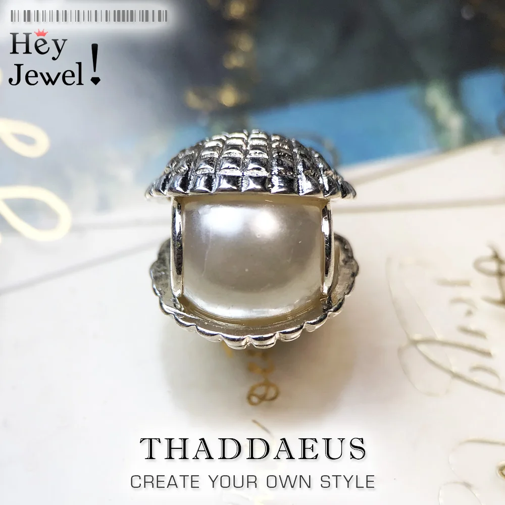 

Mother of Pearl Shell Charm Beads For Women Fit Europe Bracelets DIY Fashion Silver Jewelry Making Best Mother's Day Gift