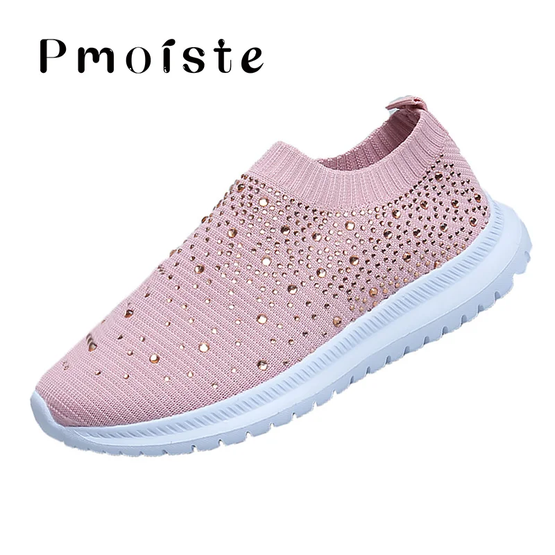 Женская обувь Вулканизированные кроссовки Модные блестящие повседневная для