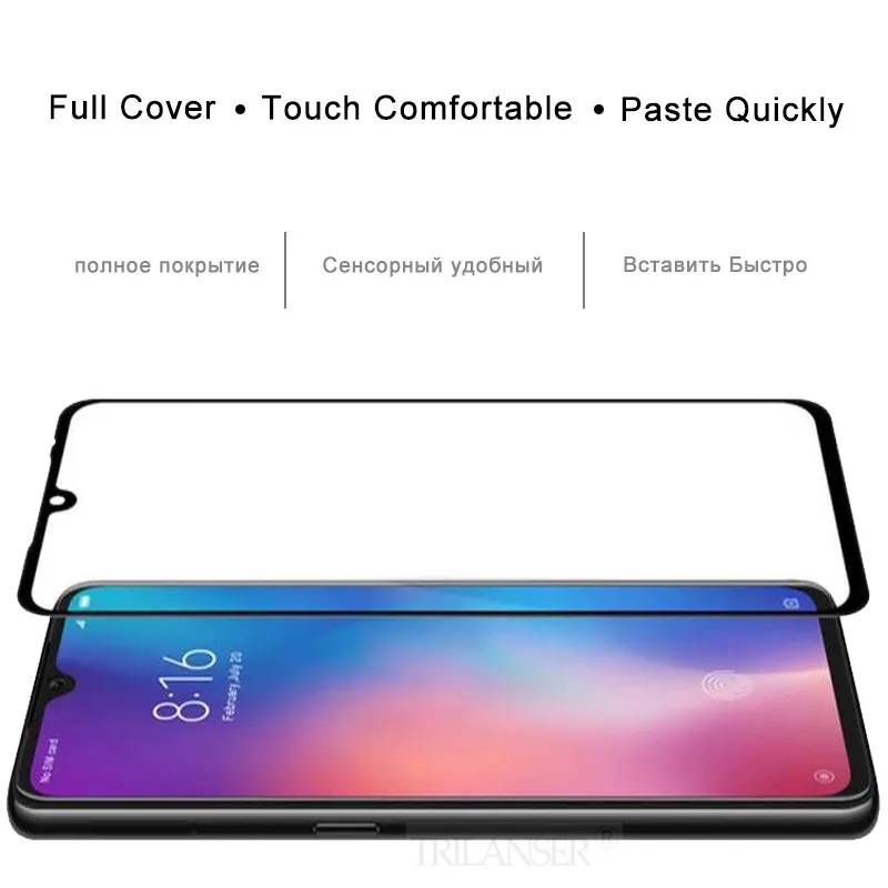 TRILANSER xiaomi mi 9 glass 9t защитное стекло T Xiaomi 9T Защитная пленка полное покрытие HD