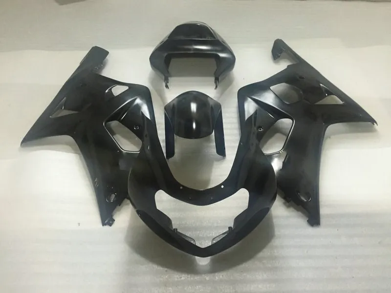 Набор обтекателей для GSXR600 750 K1 01 02 03 GSXR 600 GSXR750 2001 2002 2003 матовый черный обтекатель