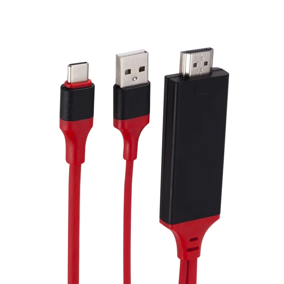 Кабель-адаптер USB C-HDMI совместимый с 3 1 к HDMI кабели-адаптеры 4K для MacBook Samsung Galaxy S9/S8