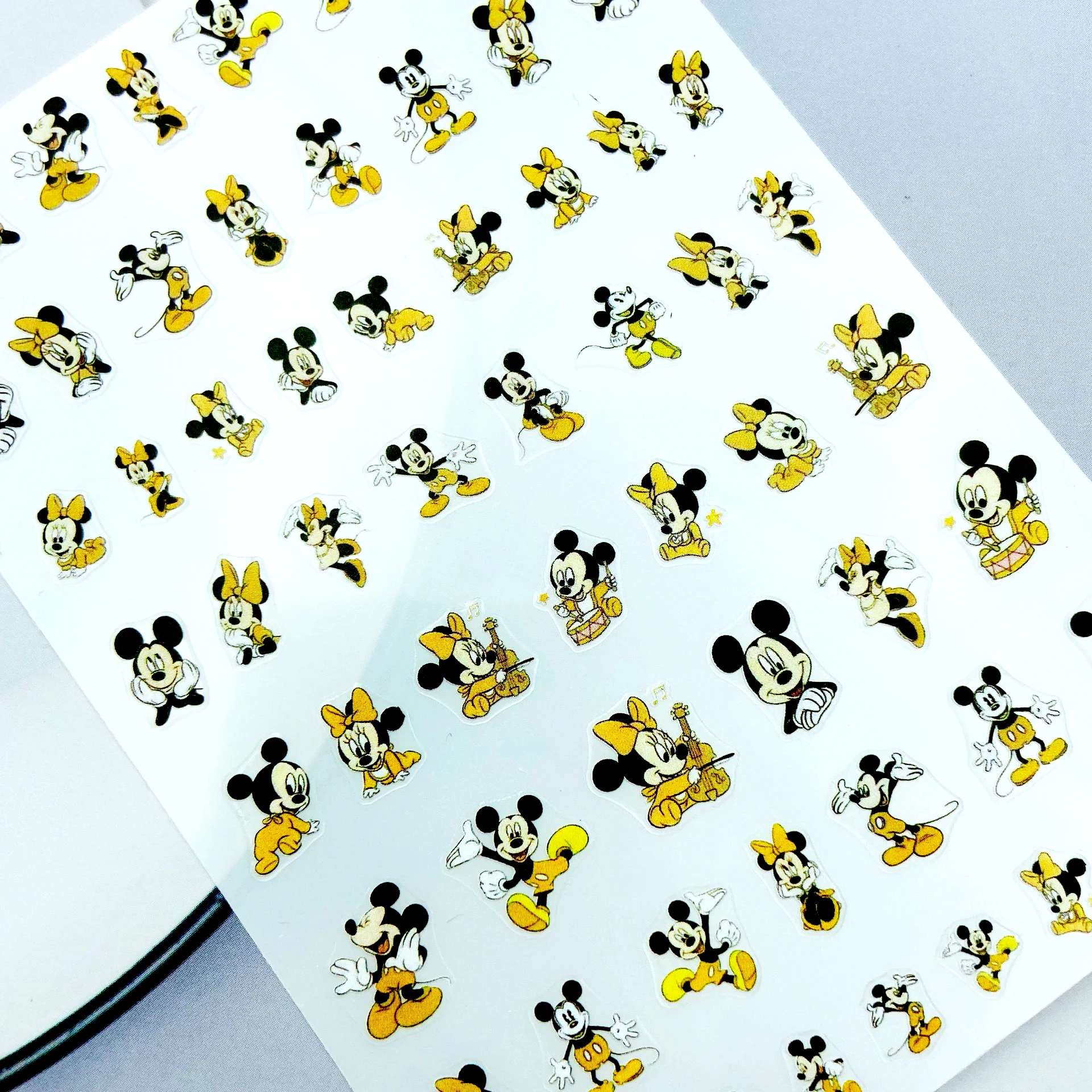 

Disney Nail Slider Lilo & Stitch Disney Princess Mermaid Mickey Mouse Anime Nail Sticker 3D Sticker Decal Nail Art Decorations