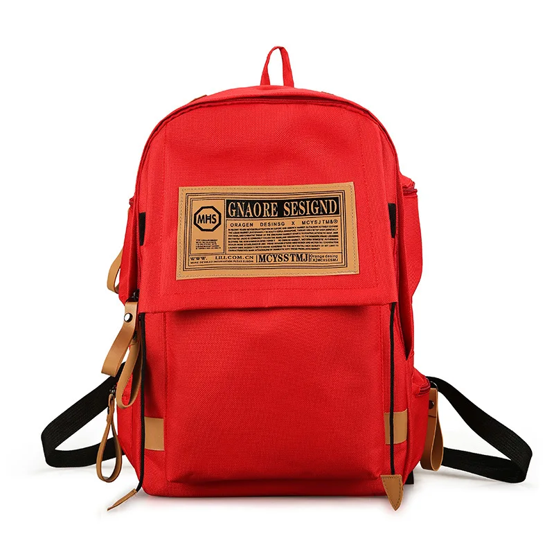 

Canvas Backpack Men and Women Retro Computer Bag College Style School Bag Casual Large Capacity Travel Bag