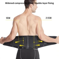 stretchy compression widened waist trimmer belt with support strips fitness waist belt for exercising