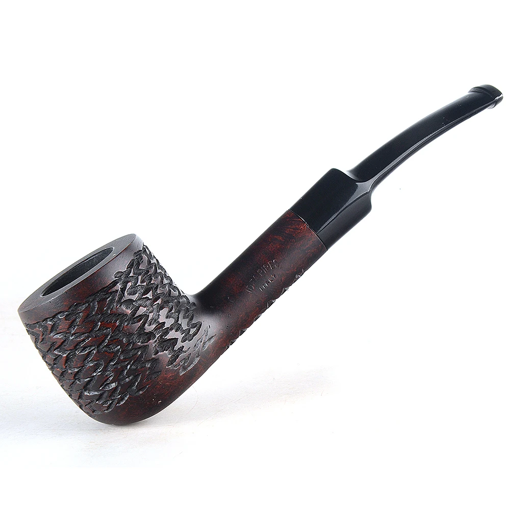 Бриар трубы табака курительная труба гладкая отделка 9 мм фильтр прямой горшок