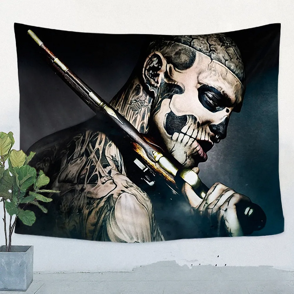 

Hip Hop Reggae Rock and Roll Pop Band Posters Flag Banner Popular Music Theme Painting Canvas Printing Art Wall Decoration D3