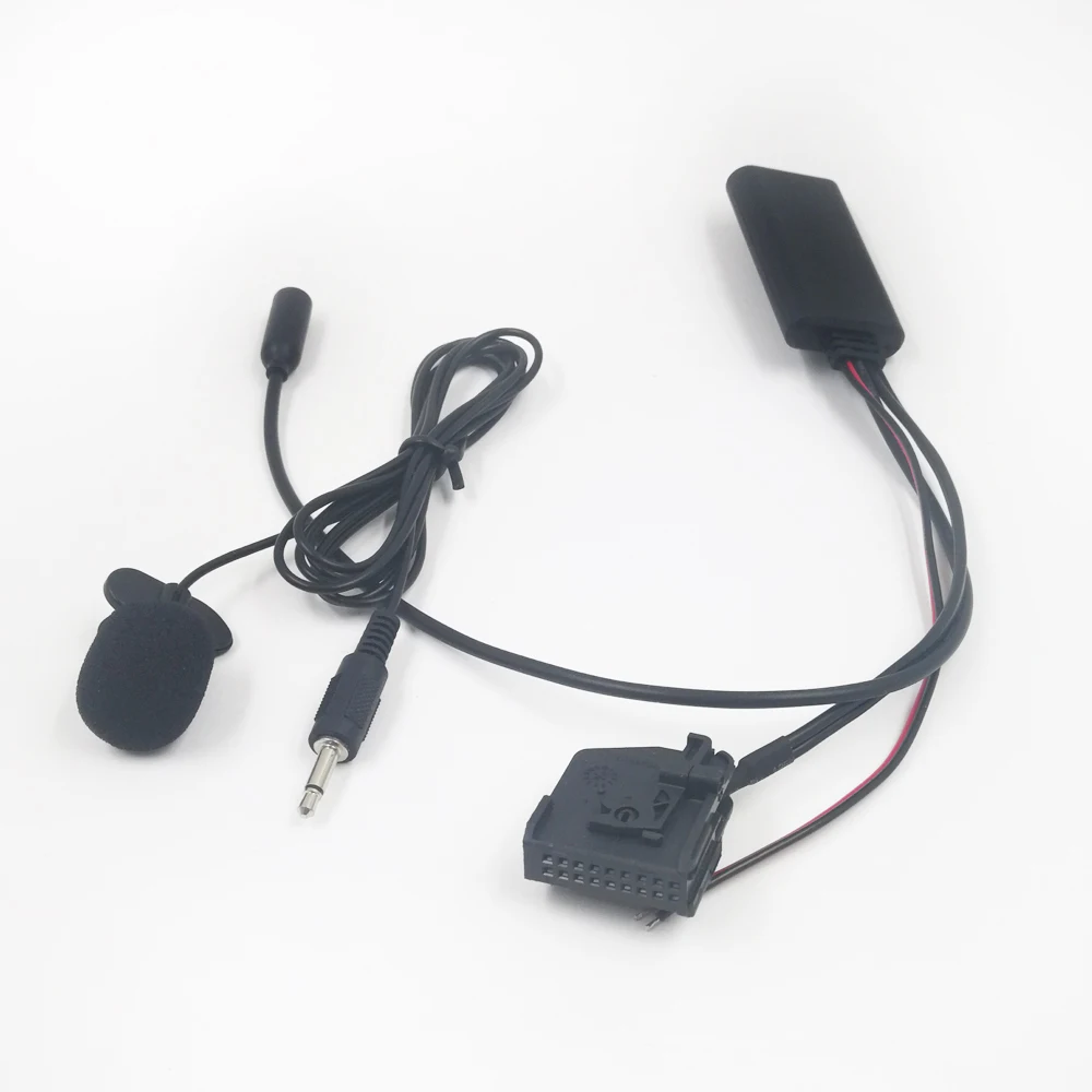 Biurlink 150 см MFD2 RNS2 автомобильный стерео аудио AUX кабель Bluetooth 5 0 Handsfree MIC адаптер 18Pin