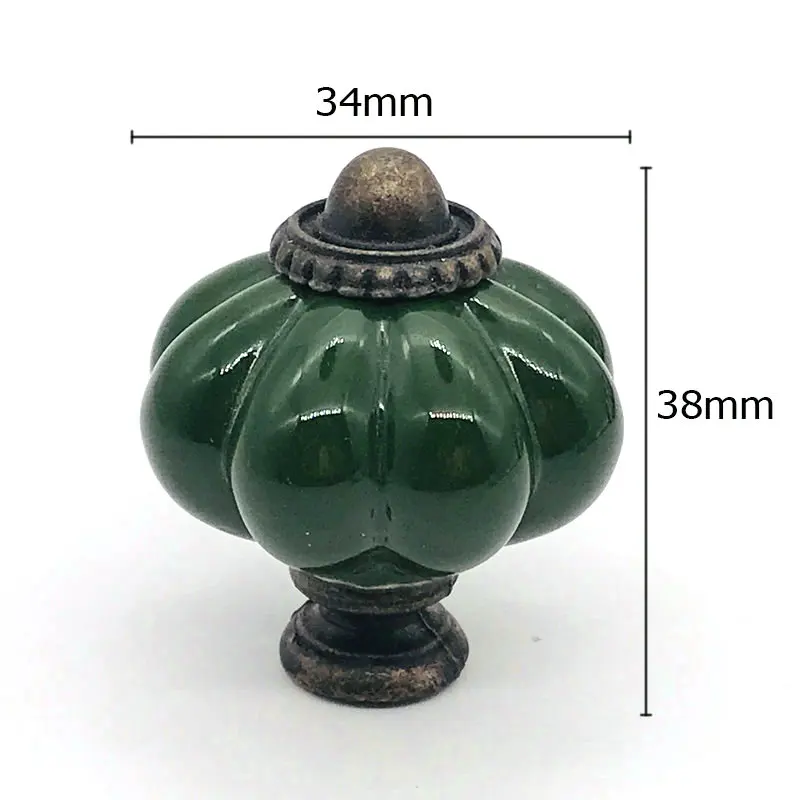 Комплекта 8 керамика ящика Тянет Шкаф ручки двери Винтаж потертый шикарный