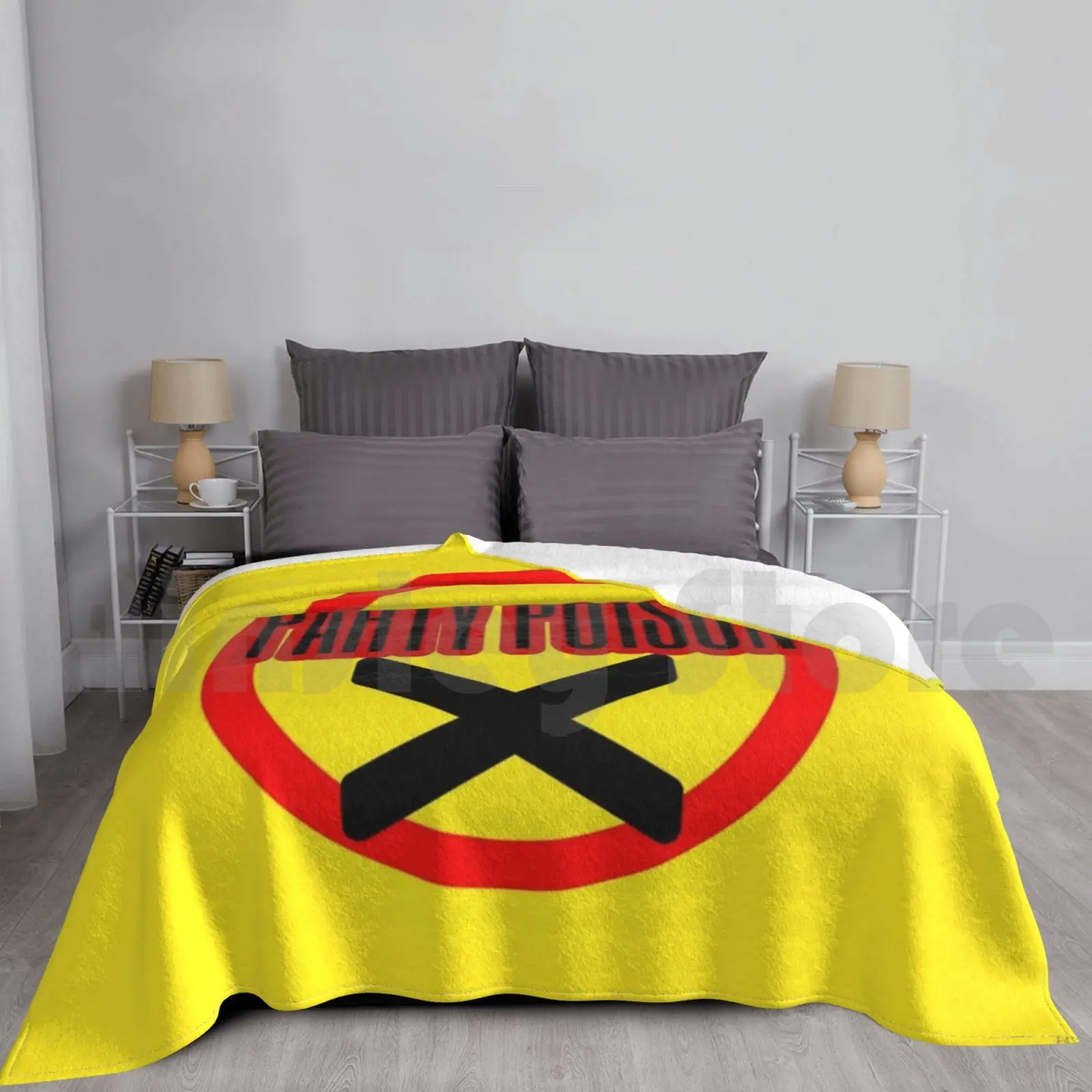 My Chemical романтика искусственное ядовитое одеяло с логотипом killwonderful joys для дивана