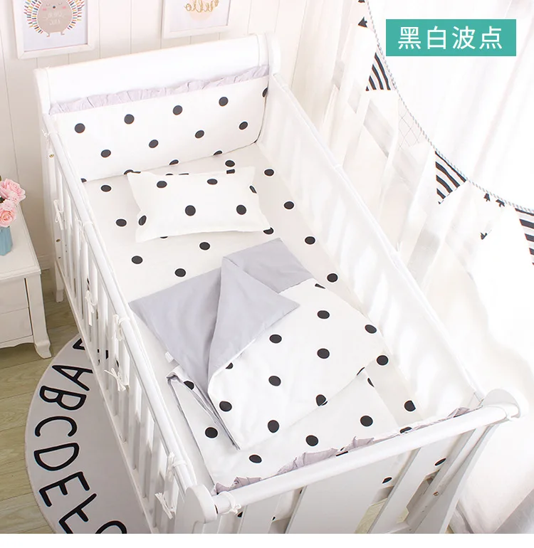 Детские бамперы для кроватки в форме короны комплект из 5 шт. детская кроватка с