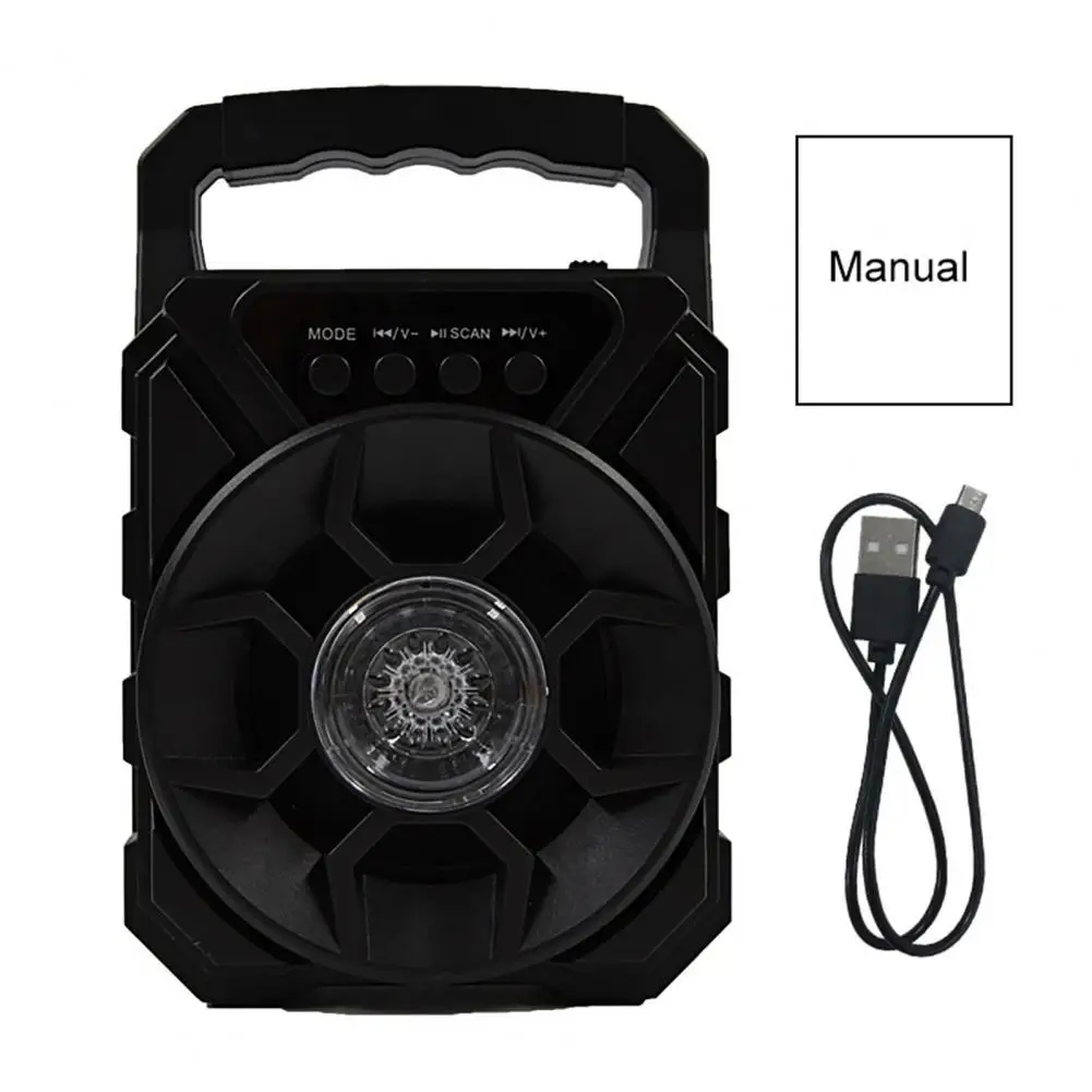 Портативный динамик 5.0 со светодиодный светильник кой и поддержкой Bluetooth |