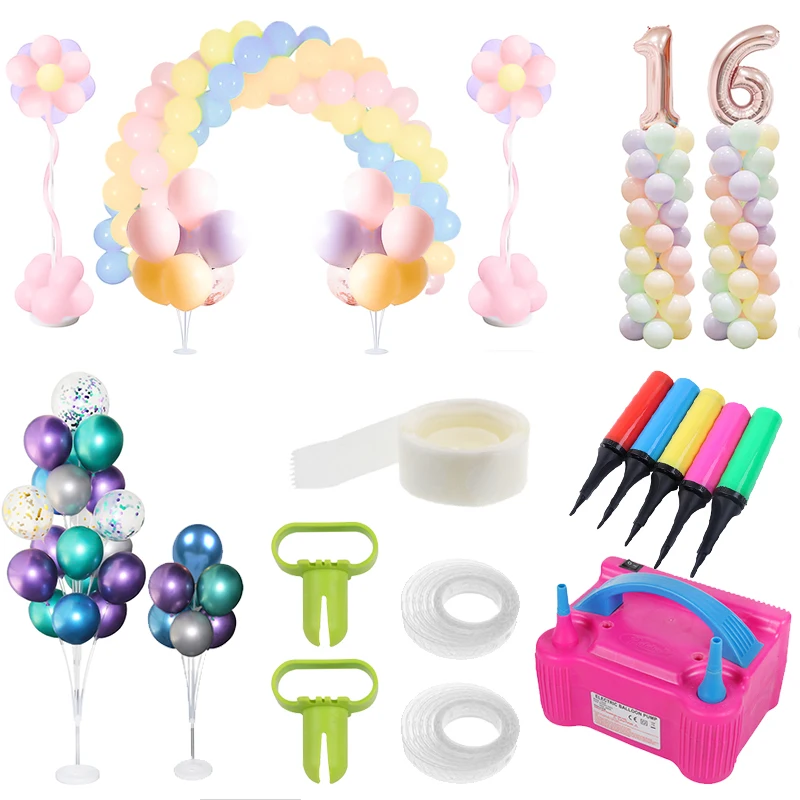 2 комплекта аксессуаров для воздушных шаров украшение на день рождения детей и