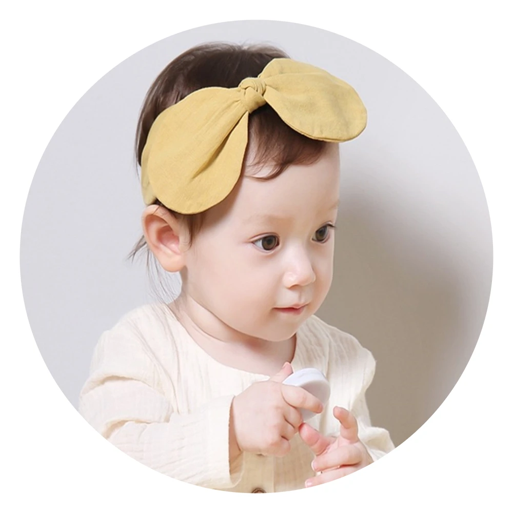 

5 шт./лот Детская повязка на голову, тюрбан, нейлоновые повязки на голову для девочек, банты для новорожденных, эластичные повязки для волос, ...