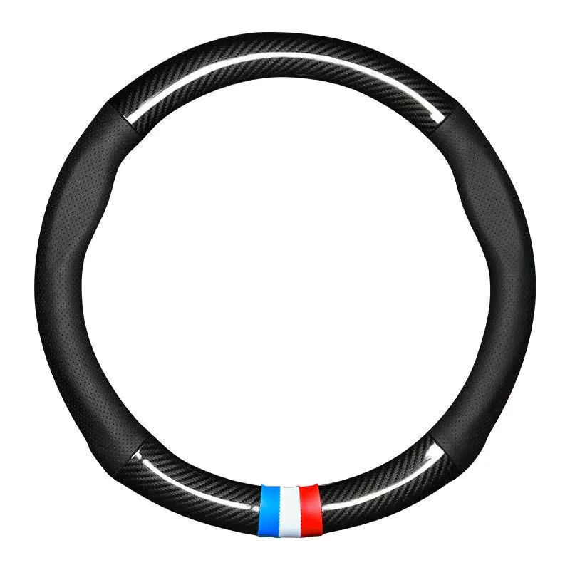 

38cm Microfiber Leather Car Steering Wheel Cover For BMW F87 M2 F80 M3 F82 M4 M5 F12 F13 M6 F85 X5 M F86 F33 X6 M F30 M Sport