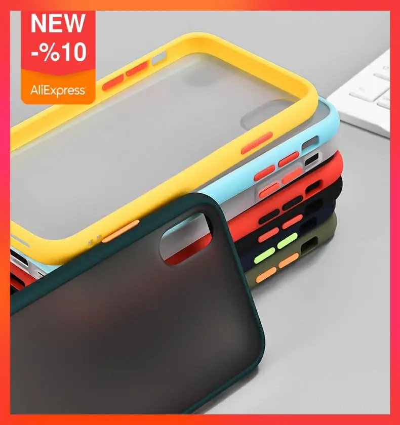 

New Shockproof Transparent Silicone Phone For 11 Pro X XS Max XR 8 7 6 6S Plus Clear Soft Back Cover For 7 8