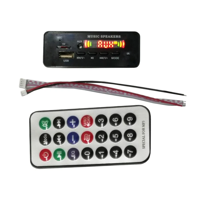 Модуль платы декодера MP3 с Bluetooth 5 0 беспроводной Автомобильный USB MP3-плеер WMA WAV