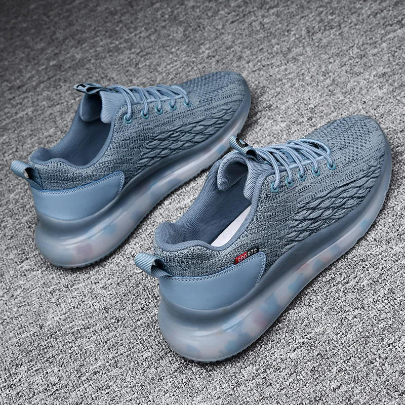 

New Men's Breathable Popcorn Sneakers 350 Air Cushion Series Sports Running Shoes Non-Leather Casual Shoe