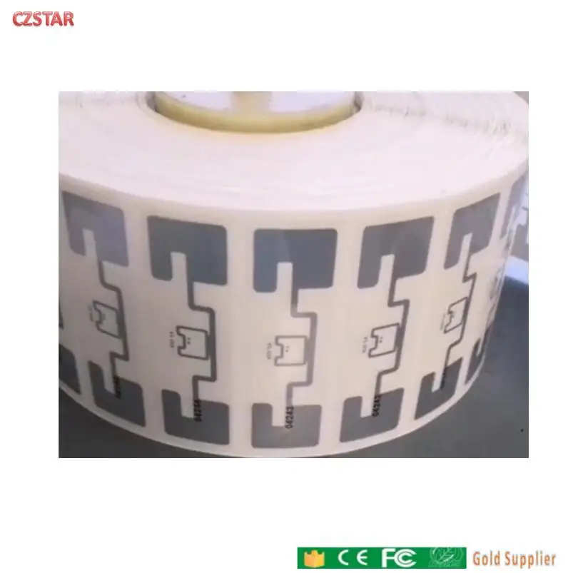 УВЧ 860-960 МГц Impinj Monza R6 EPC Encode RFID смарт-метка наклейка клейкая RFID-этикетка влажная