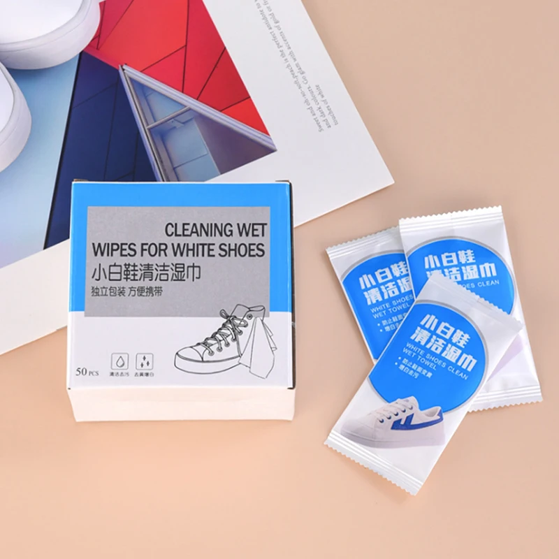 Shoe Wipe Ultra-clean Travel Portable Individually Disposable Wipes Brush Clean Sneakers Tool Cleaning Wrapped | Дом и сад