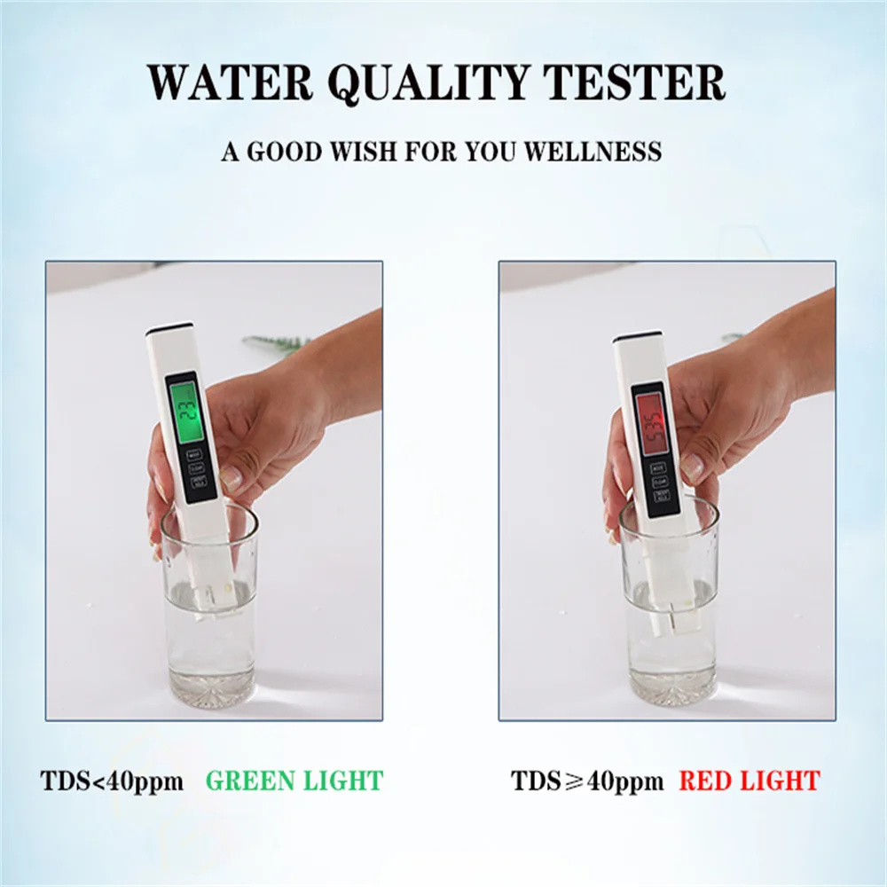 

TDS/EC/TEMP pen type backlight water quality detection conductivity temperature tester for Aquarium 3in1multi-function test