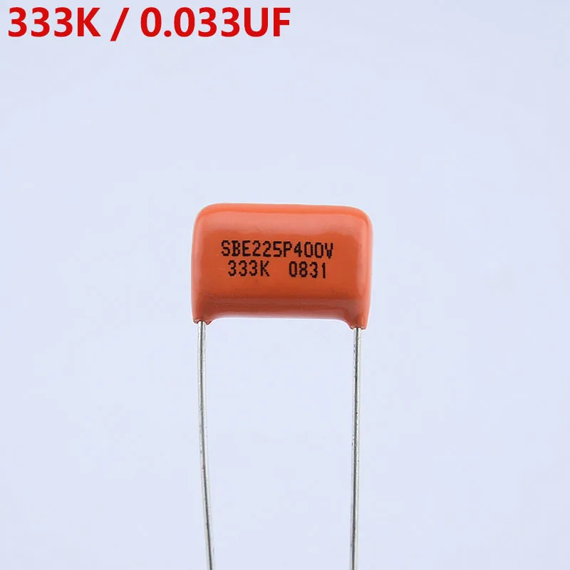 

[Сделано в США] SBE Orange Tone Cap acitor SBE225P 333K 0,033 мкФ 400V для бас-кепки для электрогитары