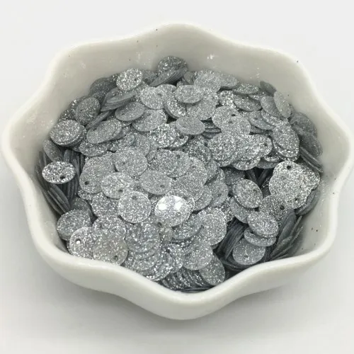 6mm Glitter Silver Блестки 3-30 мм Серебряные Блестящие Блестки плоские круглые чашки пвх свободные Блестки блестка DIY ремесло шитье Женская одежда Аксессуары 20 г - Цвет: 6mm Glitter Silver